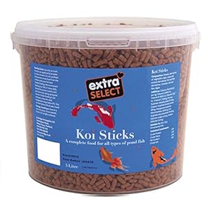 Extra-Select-Complete-Koi-Sticks-Fish-Food-Tub-5-Litre Extra Select Complete Koi Sticks Fish Food Tub, 5 Litre