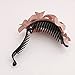 Coromose Women Handmade Flower Banana Barrette Hair Clip Hair Pin Claw (Pink)