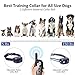 Dog Training Collar With Remote, Rechargeable Dog Shock Collar w/4 Training Modes, Beep, Vibration, Shock and Interacted Light, 100% Waterproof Training Collar, Up to 1200Ft Remote Range, No Harm Dogthumb 4