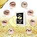 Puriderma 24K Anti-Aging Gold Collagen Eye Mask with Hyaluronic Acid - Hydrate, Lift, Refresh Under Eye - Smooth Wrinkles, Fine Lines, Dark Circles, Puffiness, Dryness (15 Pairs)