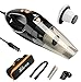 Car Vacuum Cleaner, Hikeren DC 12-Volt 106W Wet&Dry Handheld Auto Vacuum Cleaner,16.4FT(5M)Power Cord with 2 HEPA Filters,One Carry Bag(Black)