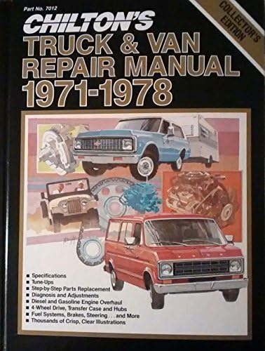 Chilton's Auto Repair Manual 1964-71: Morgantini, Dean F., Lee