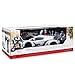 Best Choice Products 1/12 Scale RC Police Luxury Sport Remote Control Car w/ Steering Wheel Remote (White)