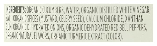 365 BY WHOLE FOODS MARKET, ORGANIC DILL RELISH, 10 OZ