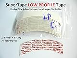 SuperTape Super Tape LOW PROFILE Shape C = 1 pack of 36 strips