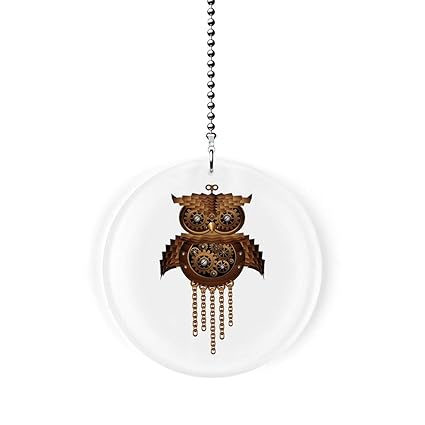 Amazon Com Gotham Decor Mechanical Steampunk Owl Fan Light Pull