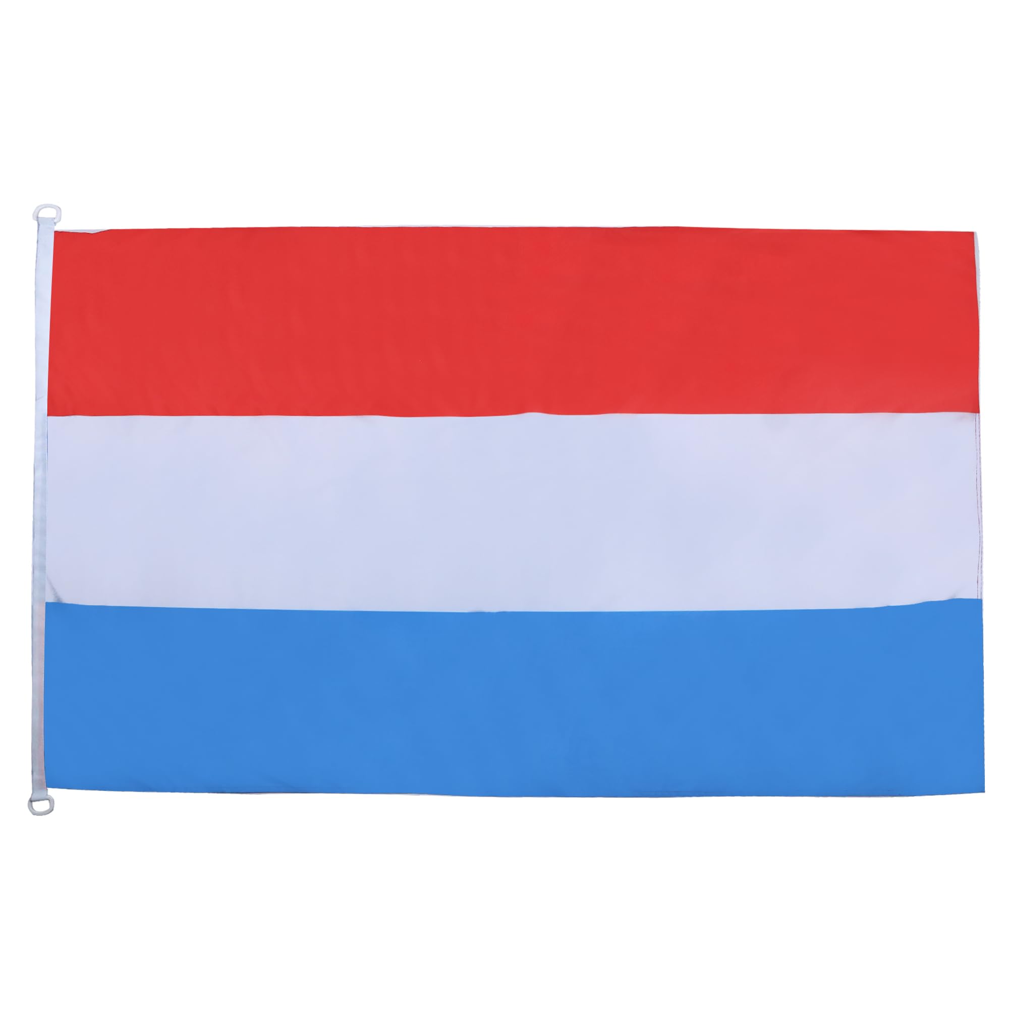 AZ FLAG - Luxembourg Flag - 3x5 Ft - External Use - Luxembourger Banner Knitted Polyester with Two Plastic Rings - Fade Resistant - Vivid Colors - 3' x 5' Feet - 150x90 Cm