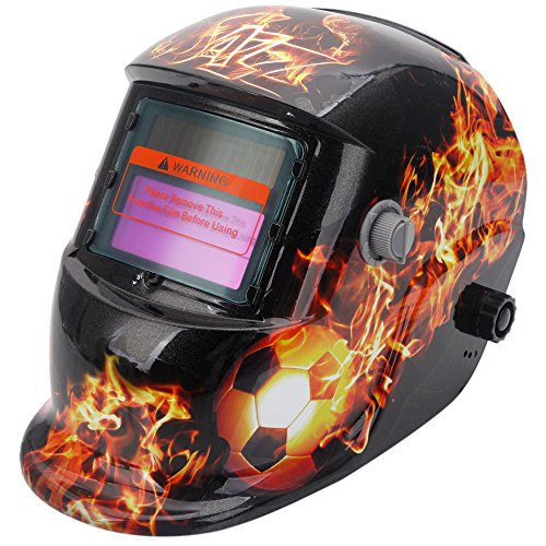 Z ZTDM Welding Helmet Safety Insight Variable Solar Auto Darkening Welding Helmet, Adjustable Shade Range DIN 9-13/Rest DIN 4,Welder Protective Gear ARC MIG TIG,Flame Soccer.