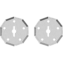 SnapFresh 2-Pack Replacement Rotary Blades For 4V Cordless Electric Scissors – Fits ZipSnip, WX080L, RC2600K Models-479300