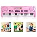 Piano Keyboard for 2-6 year old Girls, 2018 Improved Version 61 Key Portable Electronic Piano Keyboard Music Piano Toys with Microphone 2 3 4-6 Year Old Girl Gifts Christmas Gifts Pink