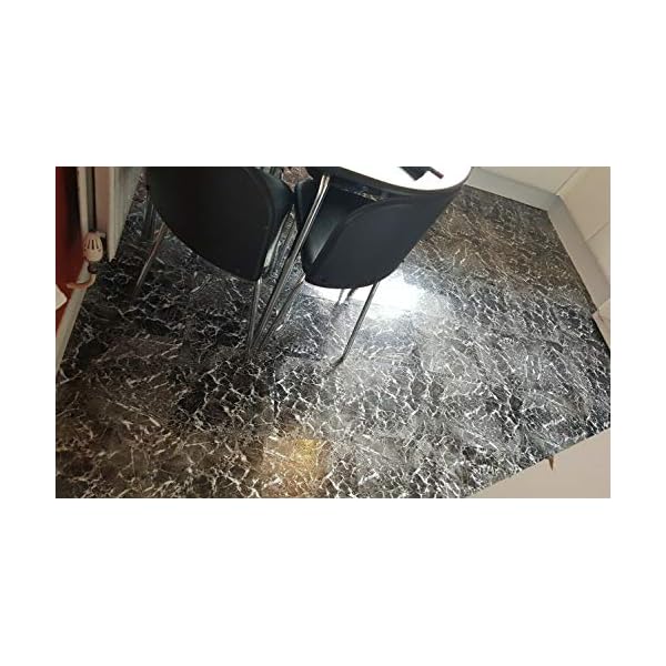50 x Black Marble Effect SELF Adhesive Stick ON Vinyl Floor Tiles