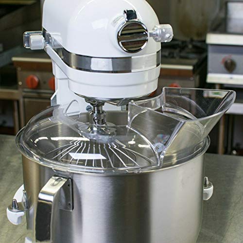 Pouring Shield for KitchenAid 4.5-5QT Mixer Bowl (Only Stainless Steel), Kitchenaid Splatter Guard,KN1PS Clear Safety Pouring Shield, Fits KitchenAid Tilt-Head Stand Mixers, as Kitchen aid Attachments