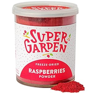 Super Garden gevriesdroogde frambozenpoeder – 100% puur en natuurlijk – Veganistisch – Zonder toegevoegde suiker…
