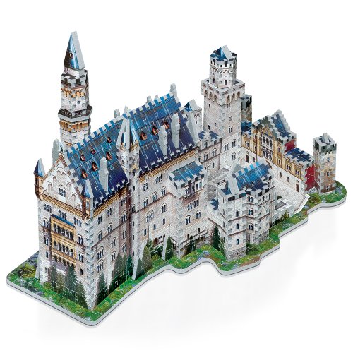 Neuschwanstein Castle 3D Jigsaw Puzzle, 890-Piece