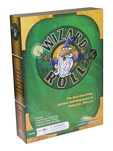 Wizard Roll Family Board Game - Educational Fun for All Ages, Kids and Adults 7 Years and Up