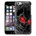 Apple iPhone 6 Plus Case, Snap On Cover by Trek Red Eye Skull Phone Firm Case