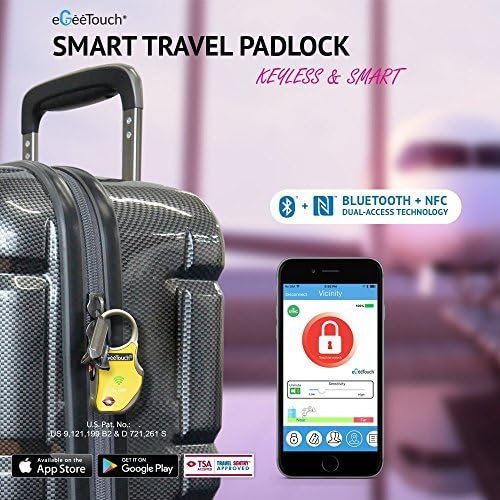 eGeeTouch Smart TSA Travel Lock - Secure &amp; Track your Luggage anywhere you go...