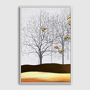 SIGNFORD Framed Canvas Home Artwork Decoration Abstract Scenery...