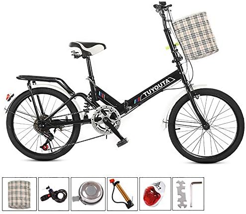 大人用折りたたみ自転車インチ可変速衝撃吸収アンチスキッド自転車最大負荷90kg 屋外フィットネスとレジャー乗馬用 定価