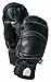 Hestra Leather Fall Line - Short Freeride Snow Mitten with Superior Grip for Skiing, Snowboarding and Mountaineering - Black - 9