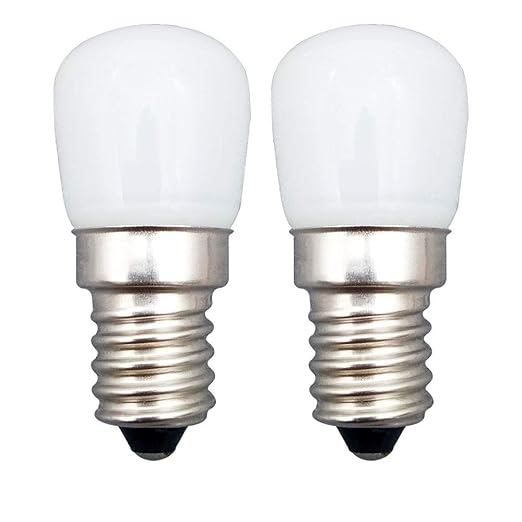 2 Pieza 2.5W E14 LED Bombilla KingYH E14 ESE Frigorifico Bombilla ...
