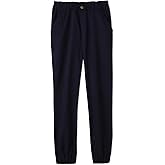 French Toast Girls' Stretch Twill Jogger with Paper Bag Waist
