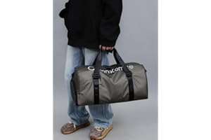 Gym Tote Bag for Women Men with Shoe & Wet Compartment Lightweight Durable Weekend Overnight Duffel Bag for Travel Sports Wor