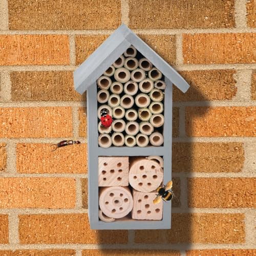 Garden Mile Bug Houses for Garden Kids Insect hotel for garden Bug Hotels for Graden Bugs House for Kids Ladybird House for Garden Nesting Box Bee Hotels For Gardens uk