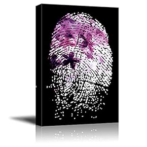 Wall26-Canvas Wall Art-Fingerprint-Giclee Painting Wall Bedroom Living House Decoration Home Art - 12x18 inches