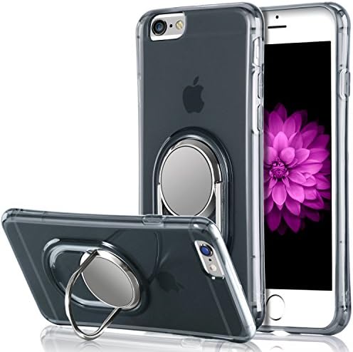 iPhone 6S Case Bling, iPhone 6 Glitter Case Cover in Silicone, WXY iPhone 6S Sparkle Case Soft TPU Edge Hard Back for Apple iPhone 6s 6 4.7 inch Black
