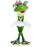 Queemie® Sexy Monroe Pose Frog Statues Cute Resin Froggy Garden Sculptures, Funny Personalized Mascot Frogs Collectible Figurines for Indoor Outdoor Home Office Housewarming Gifts