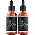 Rennora Hair Growth Serum with Organic Herbs and Natural Vitamins, Peppermint Oil, Stinging Nettle, and Rosemary Oil, No Chemicals, Formulated for Hair Regrowth (1oz per bottle, 2 Pack)