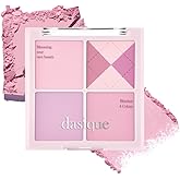 Dasique Blending Mood Cheek 05 Violet Knit l Vegan, Cruelty-Free l 4 Blendable Shades in Lightweight, Long-lasting, Smooth Powder