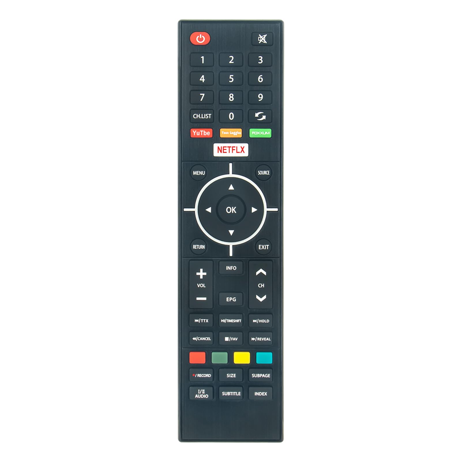 VINABTY Replacement Remote Control Compatible with VELTech TV VEL32SM01UK