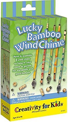 Creativity For Kids Mini Kit Lucky Bamboo Wind Chimes