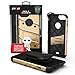 ZIZO Bolt Series for iPhone 8 Plus Case Military Grade Drop Tested Tempered Glass Screen Protector Holster iPhone 7 Plus case Gold Black