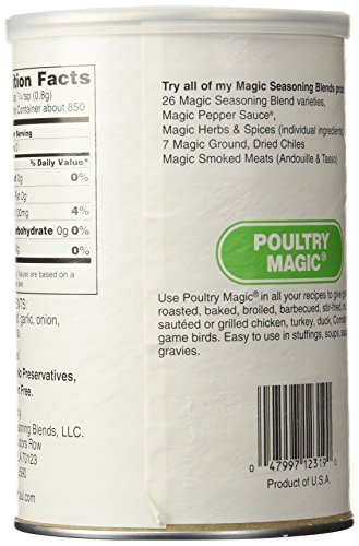 Chef Paul Prudhomme's Magic Seasoning Blends ~ Poultry Magic, 24-Ounce Canister