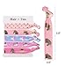 Unicorn Hair Ties Bracelet, 80Pcs, Party Favors Birthday Gifts Supplies, Elastic Ponytail Holders Decorations for Girl and Children
