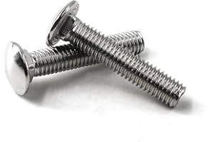 M10x30 Carriage Bolts 304 Stainless Steel Square Bolts (Pack of 10)