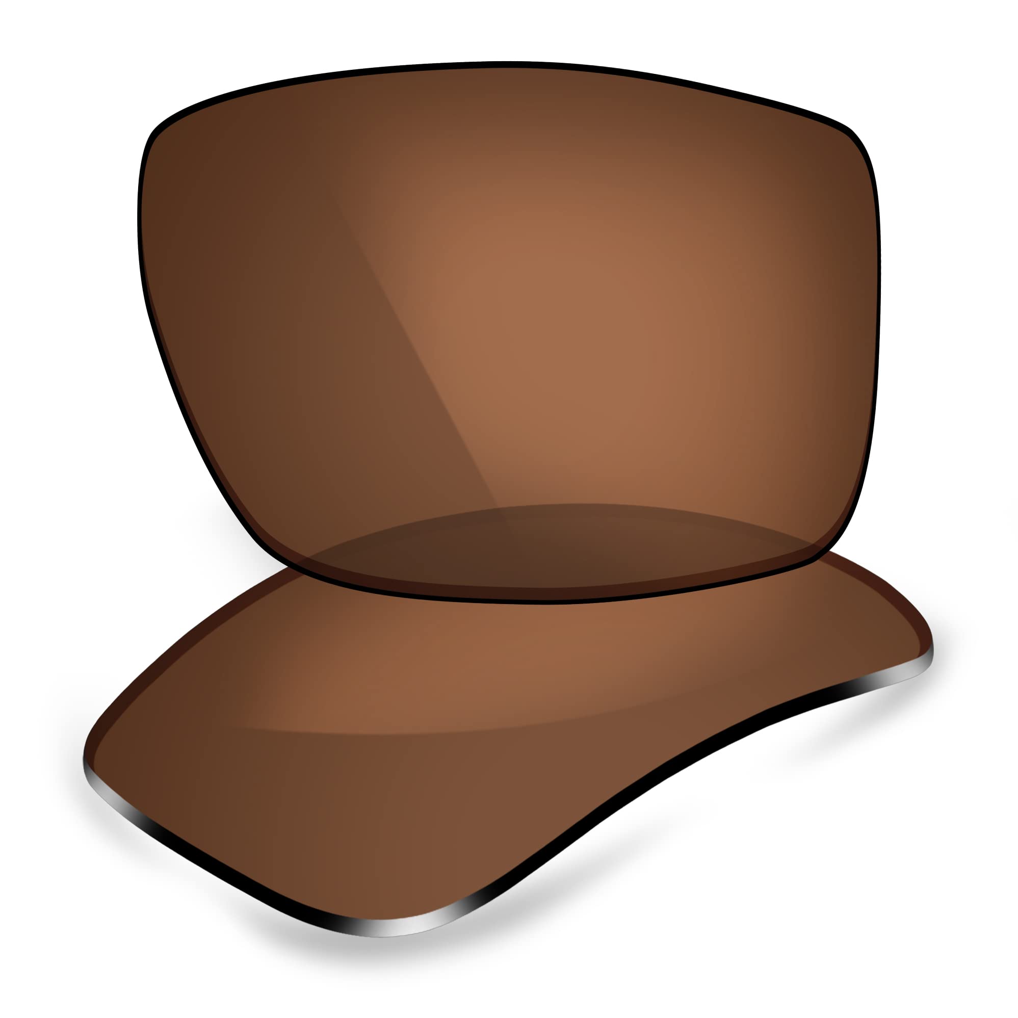 ThunderClap POLARIZED Replacement Lenses for Electric Hoy Inc Sunglasses - Fired Brick