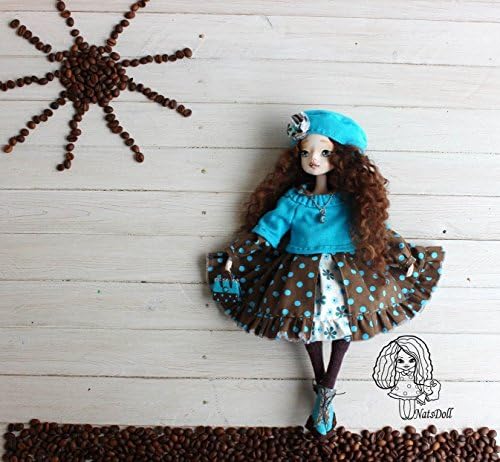 Art clay doll, OOAK Art Doll, clay doll, Polymer clay doll, Handmade doll, Collecting doll, sculpted clay doll, miniature doll