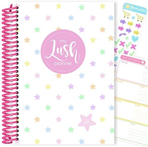 My Lush Planner (12 months), diary, organiser, weekly, organizer, planners, handmade, A5 (Business edition)