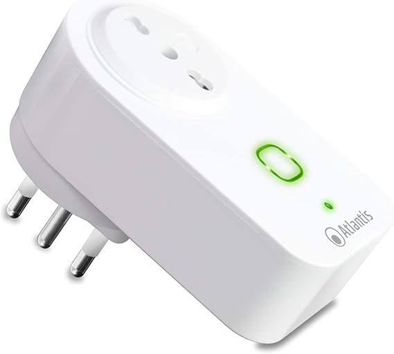 Atlantis Smart Plug WiFi A17 SS16A Enchufe elctrico controlado por WiFi
con interruptor de control remoto temporizador compatible con Amazon
Alexa Google Home APP Android e iOS blanco Precio estimado 18.31 €