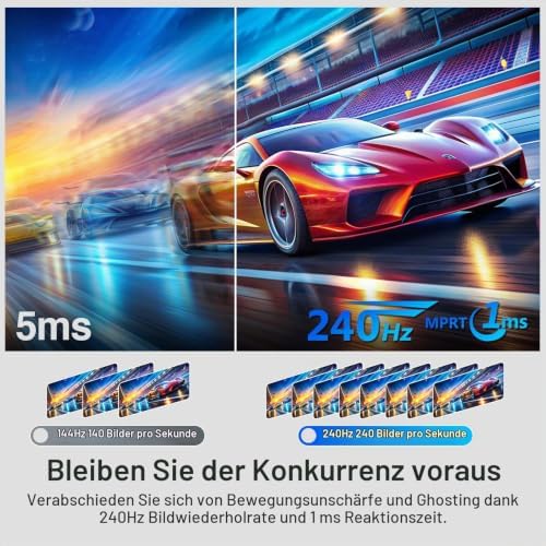 Z-Edge AGEX 34 Zoll 240Hz Curved Gaming Monitor 3440x1440 VA DP1.4 HDMI2.1