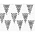 100 Ft Nascar Daytona Checkered Flag Banner Black White Pennant Car Racing Party