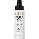 Milani Make It Last Dewy Setting Spray for Makeup - Dewy Finish | 3-In-1. Prime, Set, &amp; Hydrate. Up To 16Hr Wear. Formulated With A Moisturizing Bi-Phase For Hydration &amp; Illumination