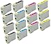 14 Pack Elite Supplies Remanufactured Inkjet Cartridge Replacement for #69 T069 T0691