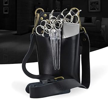 Amazon Com Stylist Tool Belt 100 Real Leather Shears Holder
