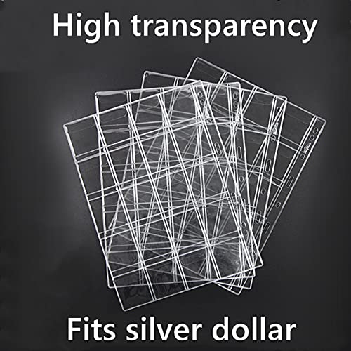 MUDOR 20Pocket Coin Pages for Collectors, Standard 9Hole Coin