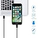Kinbashi 4 Pack ( 2x3FT , 2x6FT ) USB-C to Lightning 8Pin, Lightning to Type-C Charging Cable (Grey-in-Black)